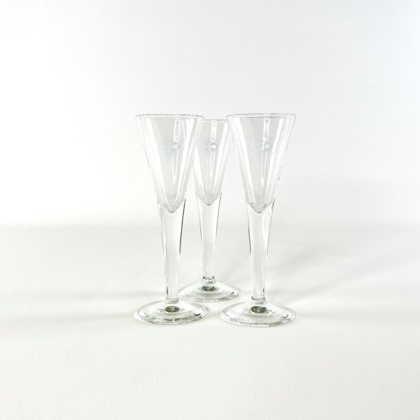 Snapseglas - Aalborg Akvavit (7 stk samlet)