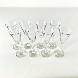 Snapseglas - Aalborg Akvavit (8 stk samlet)