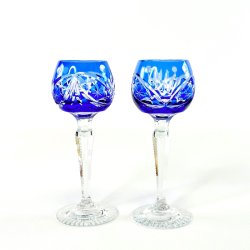 Snapseglas - B�hmisk krystal (10 stk samlet) 