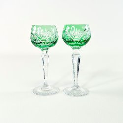 Snapseglas - B�hmisk krystal (10 stk samlet) 