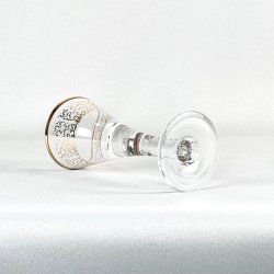 Snapseglas - m/gulddeko (6 stk)