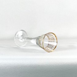 Snapseglas - m/gulddeko (6 stk)