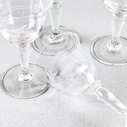 Snapseglas - vintage med graveringer (4 stk) 