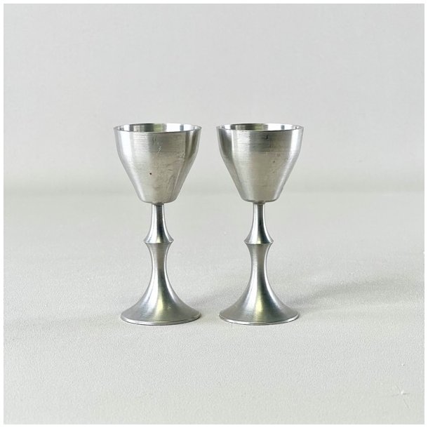 Snapseglas i tin - Carl Hansen 