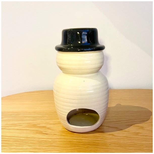 Snemand - til fyrfadslys