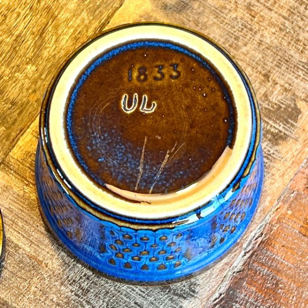 Marmeladekrukke m/lg - Sholm Keramik, Granit, nr. 1833