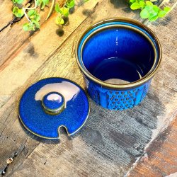 Marmeladekrukke m/lg - Sholm Keramik, Granit, nr. 1833