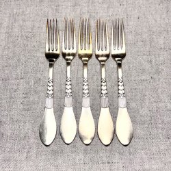 Vintage slvgaffel - Korn