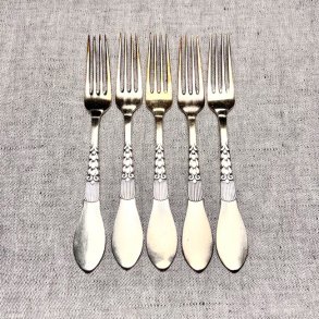 Vintage slvgaffel - Korn