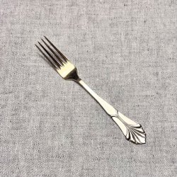 Vintage slvgaffel - slvplet