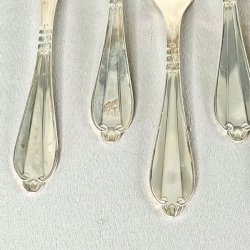 Vintage slvbestik - kagegafler (st a' 6 stk) 