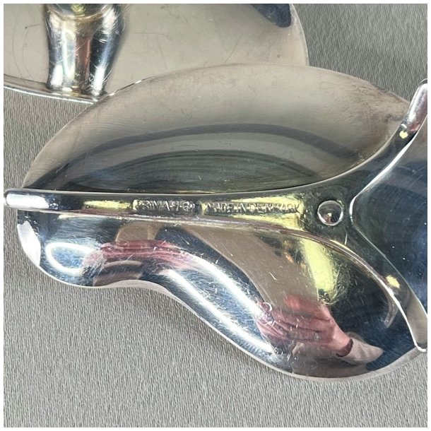 Lysestage til kertelys, drbeformet slv