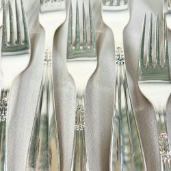 Vintage slvbestik - middagsgafler (st a' 12 stk) 