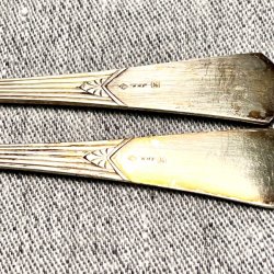 Vintage bestikst - ost- og smrkniv 