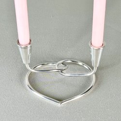 Lysestage - Berg slv, hjerte 