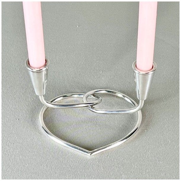 Lysestage - Berg slv, hjerte 