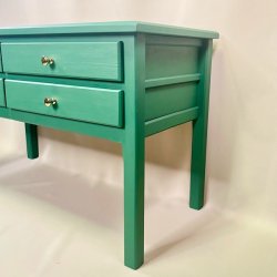 Bord med kakler og skuffer - SOLGT