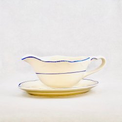 Sovsekande med hank og bl kant, tysk