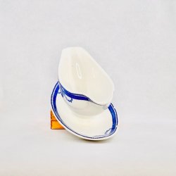 Sovseskl med bl dekoration