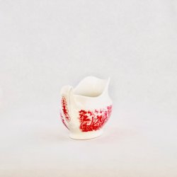 Sovsekande - engelsk porceln, rdt motiv