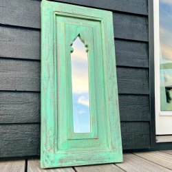 Spejl - Indien, lysegrn