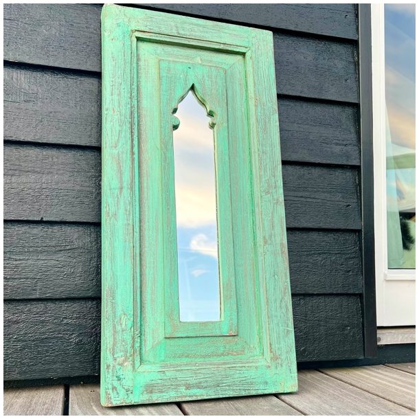 Spejl - Indien, lysegrn