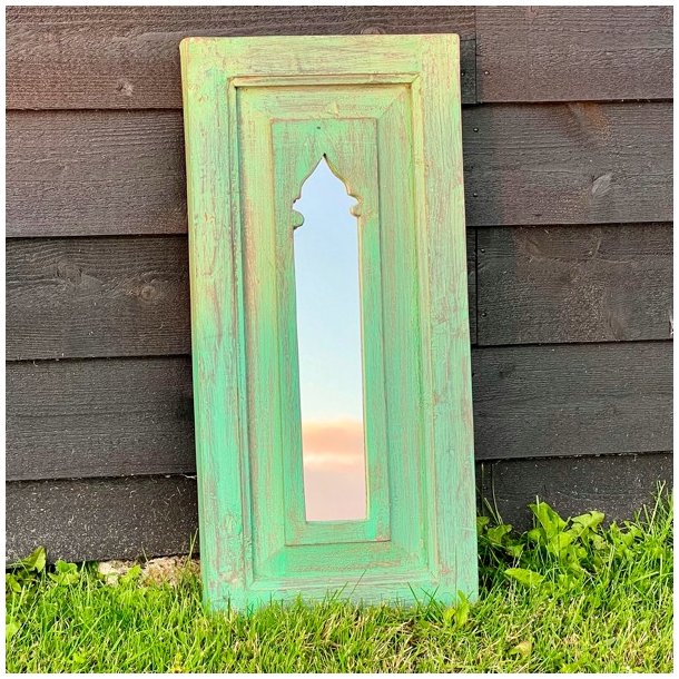 Spejl - Indien, lysegrn