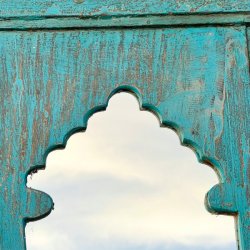 Spejl - Indien, turkis