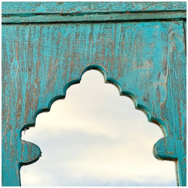 Spejl - Indien, turkis