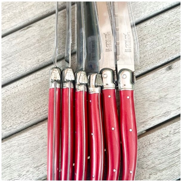 Franske steakknive - Laguiole, rd 