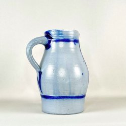 Saltglaseret kande - blt mnster