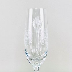 Champagneglas - krystal, stjerne (5 stk)