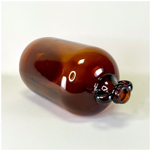 Vinballon - brunt glas, stor