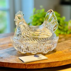 Hnekrukke - stor, krystalglas