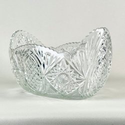 Glasskl - vintage jardiniere m/takker