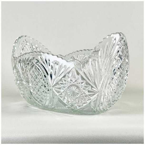 Glasskl - vintage jardiniere m/takker