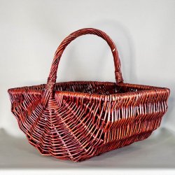 Bykurv i rd pil - 2 strrelser 