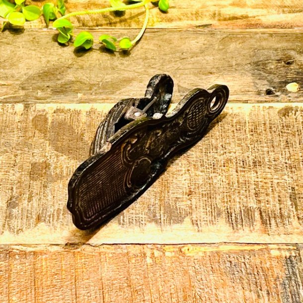 Stor clips i metal - fransk vintage 