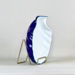 Muslingeskl - bl/hvid, ovnfast