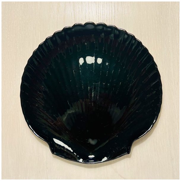 Muslingetallerkener - sort (st a' 3 stk) 