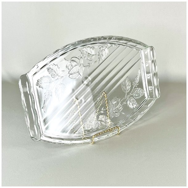 Rouladefad - stort, klart glas