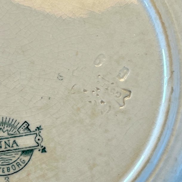 Tallerken - vintage Anna Rrstrand grn