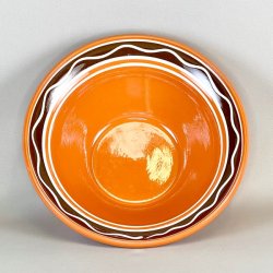 Lerfad - brndte farver