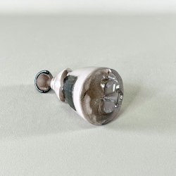 Elsi Bourelius kvindefigur i keramik - lille, lysebrun