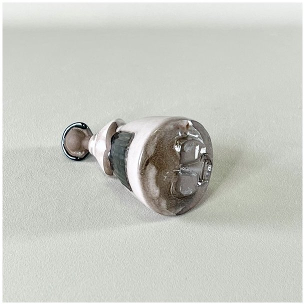 Elsi Bourelius kvindefigur i keramik - lille, lysebrun