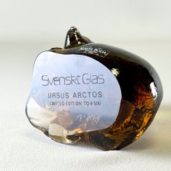 Glasfigur - Kosta Boda for WWF, bjrn