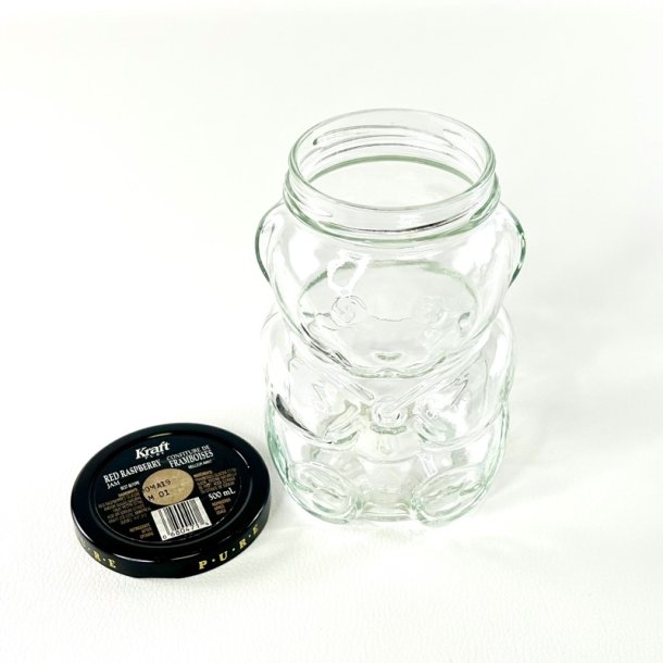 Opbevaringsglas - Kraft Food (1988) bamse, lille 