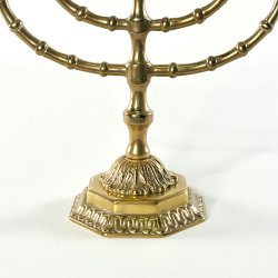 Kirkestage (Menorah) - 7-armet lysestage til kertelys