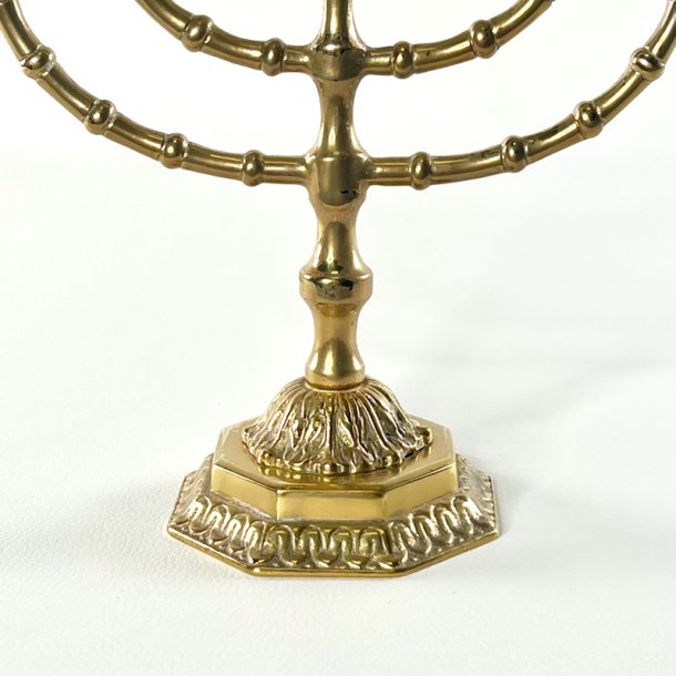Kirkestage (Menorah) - 7-armet lysestage til kertelys