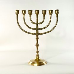 Kirkestage (Menorah) - 7-armet lysestage (Nr.8)